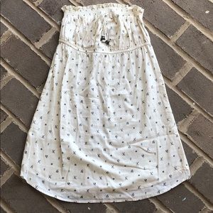 Worn only 1x! Roxy Strapless Aztec Print Dress